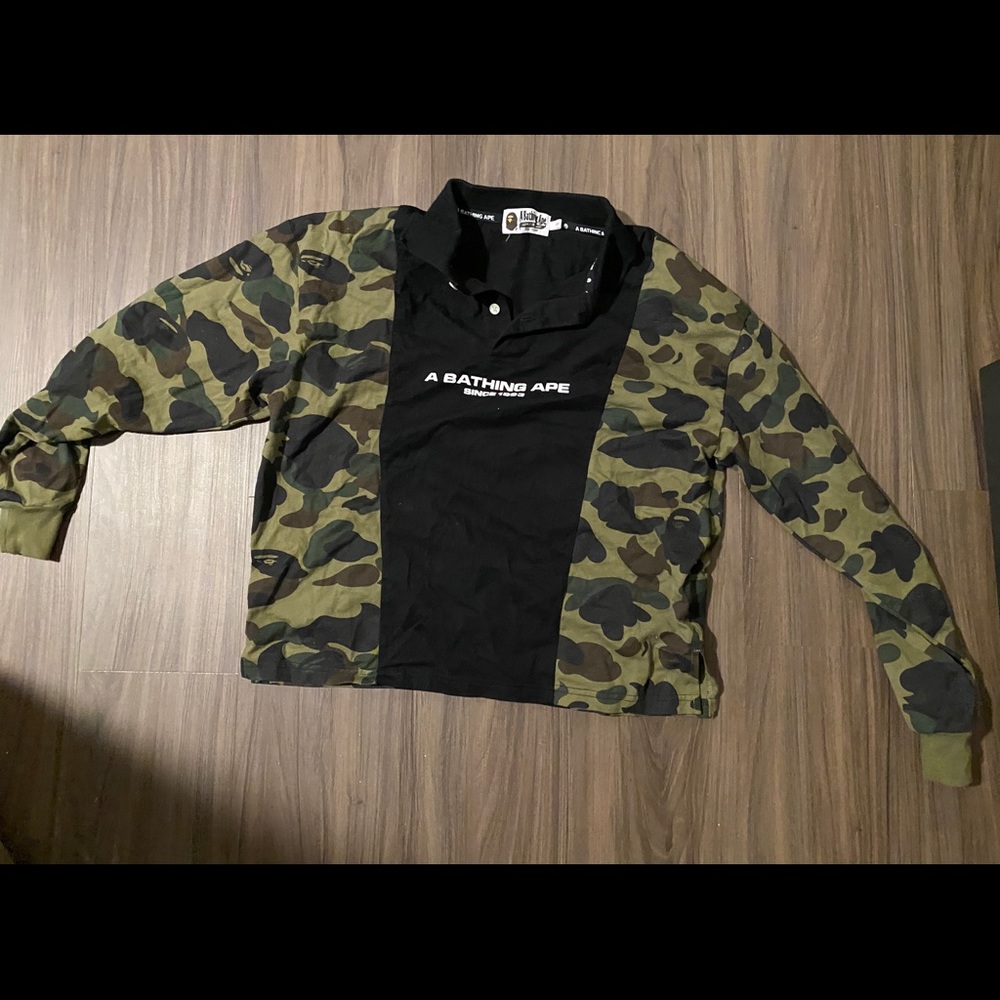 A bathing ape long sleeve shirt